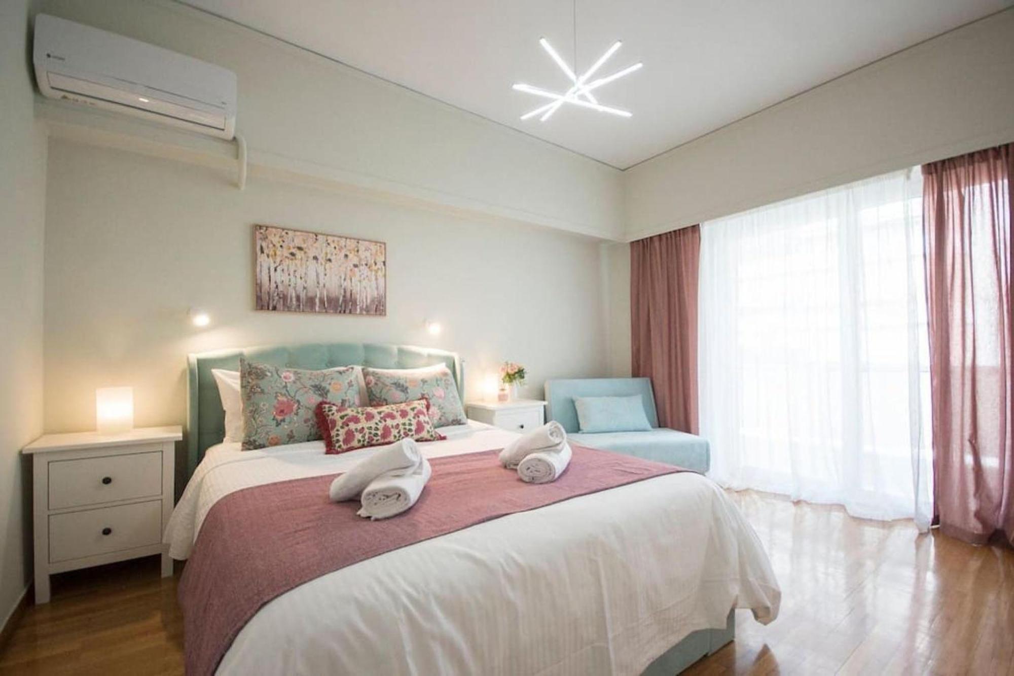 Alkuoni Lux Flat At Pfaliro Athens Luaran gambar